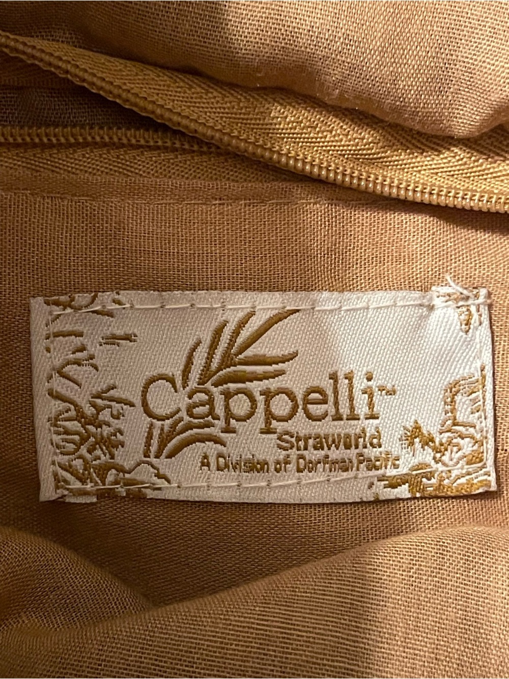 Vintage Cappelli/ NewYork Straw World Green Paisley Boho Beach / Shoulder Bag - Picture 4 of 4